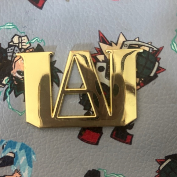 My Hero Academia CHIBI ACTION ALL OVER PRINT MINI backpack- teal - Picture 2 of 8